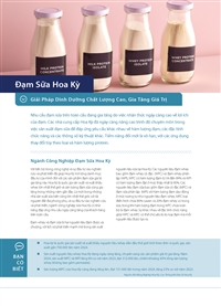 Đạm Sữa Hoa Kỳ